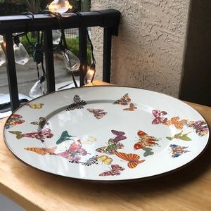MacKenzie- Childs Platter with Butterflies